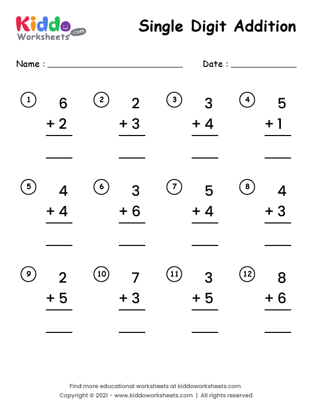 free-printable-single-digit-addition-worksheet-kiddoworksheets