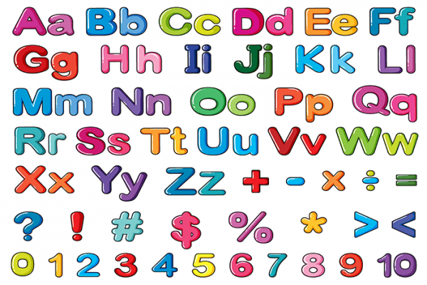 Free Printable Alphabets and Numbers worksheets