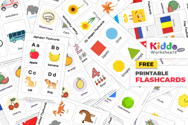How to learn and play with colorful flash cards