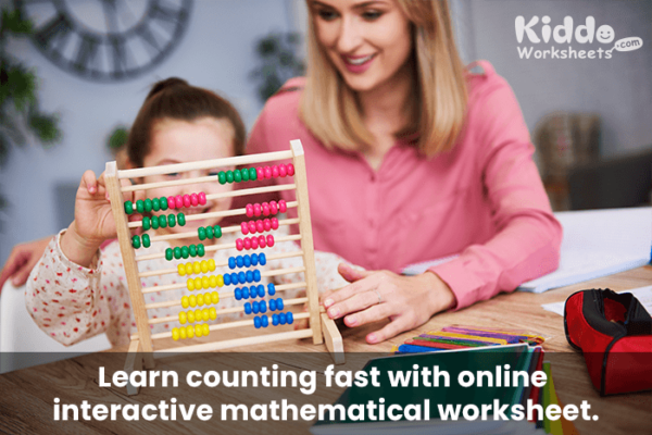 online math worksheets for kindergartners