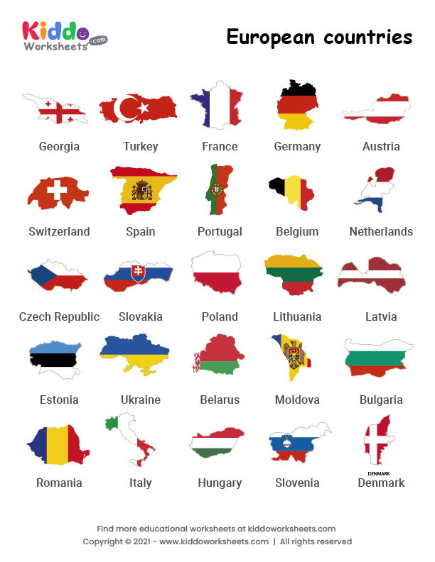 Countries Geo Worksheets.pdf Europe Geography Worksheets Pdf at Harry Oloughlin blog