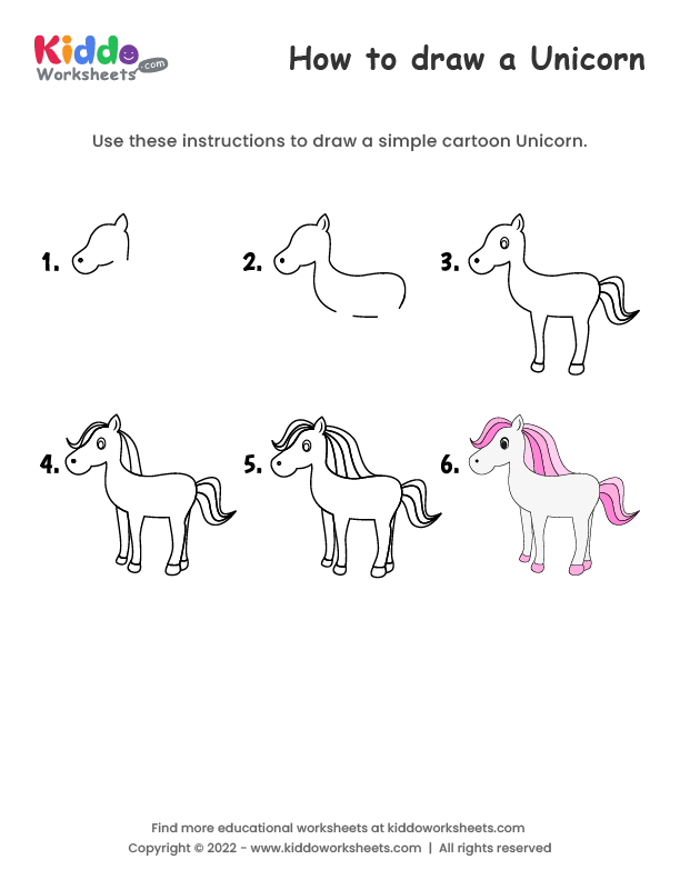 How to Draw Unicorns: Easy and Fun Step-by-Step Drawing and