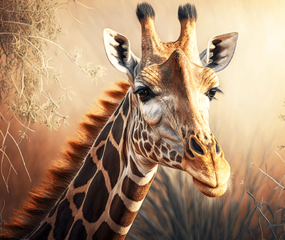 Giraffe Sliding Puzzle