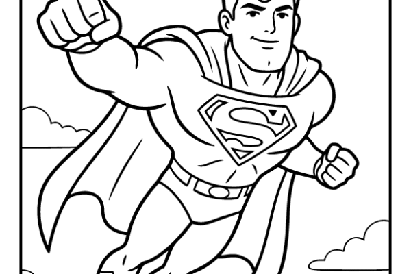 Superman Coloring Sheets