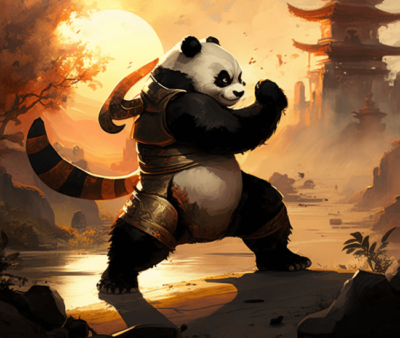 Kung Fu Panda Sliding Puzzle