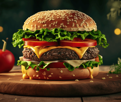 Burger Sliding Puzzle