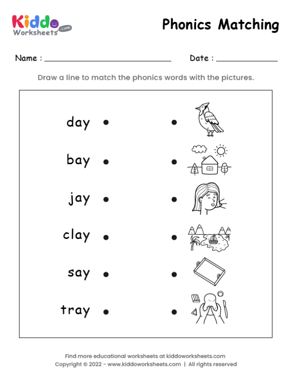 Phonics matching 2