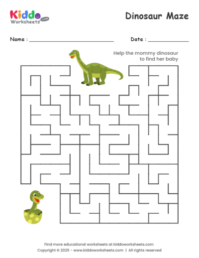 Dinosaur Maze