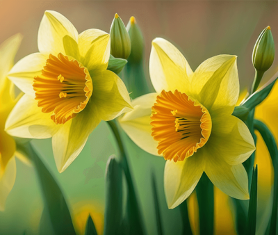 Daffodil Sliding Puzzle