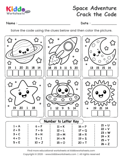 Space Adventure Crack the Code