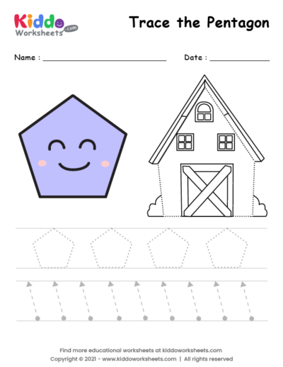 Tracing Pentagon Shape