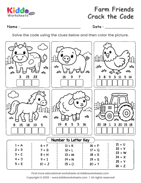 Farm Friends Crack the Code