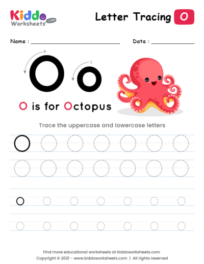 Tracing the Letter O