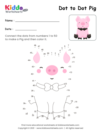 Dot to Dot Pig