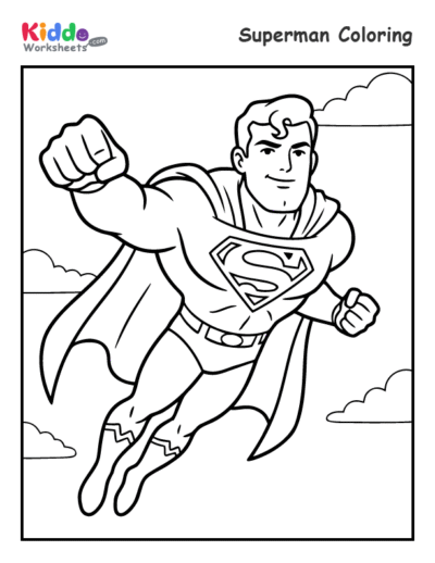 Superman Coloring Pages