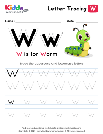 Tracing the Letter W