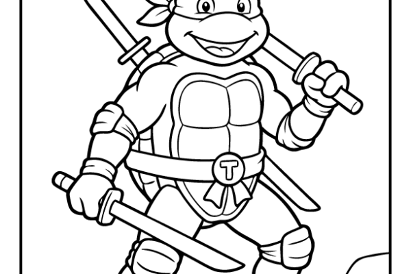 Ninja Turtles Coloring Sheets