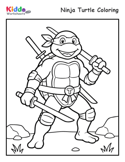 Ninja Turtles Coloring Pages