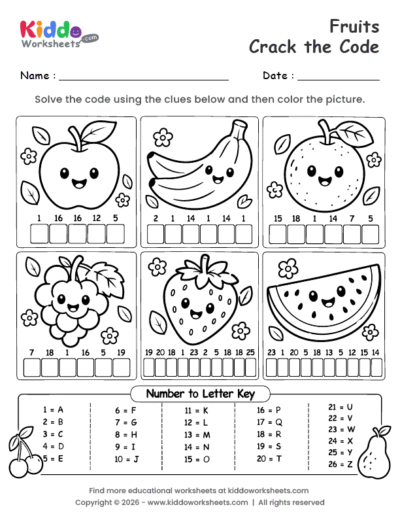 Fruits Crack the Code