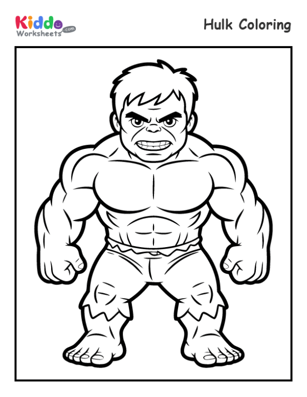 Hulk Coloring Pages