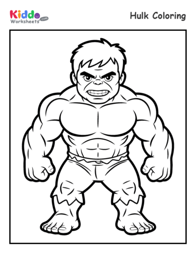 Hulk Coloring Pages