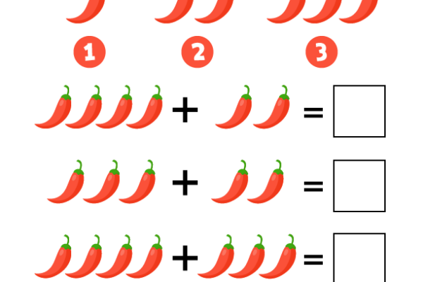 Addition Peppers Worksheet