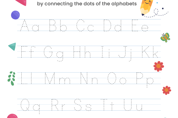 Alphabet Letter Tracing Worksheet