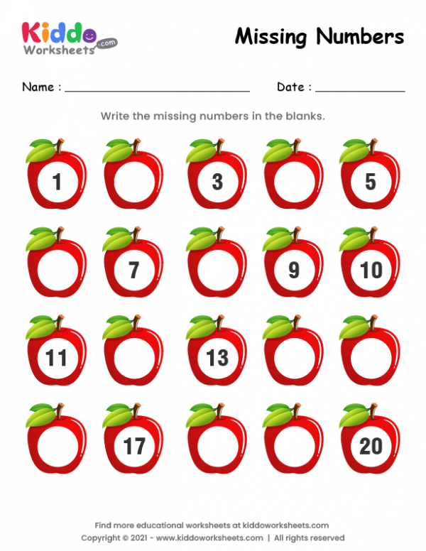 free-printable-apple-missing-numbers-1-20-worksheet-kiddoworksheets