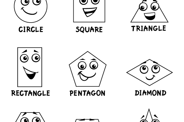 Basic geometric shapes Worksheet