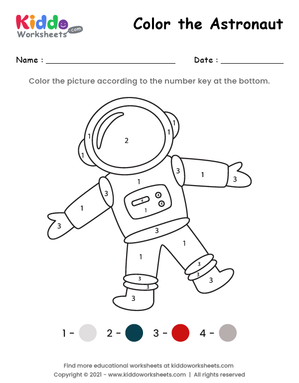 Color the Astronaut