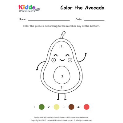 Color the Avocado