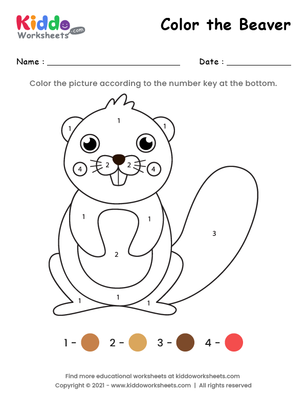 Color the Beaver