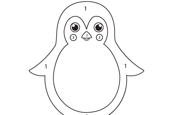 Color the Penguin Worksheet