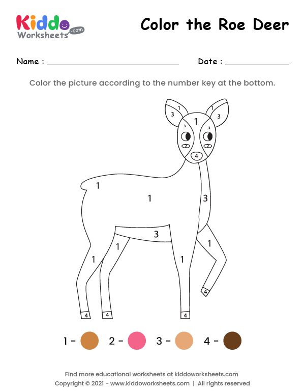 Color the Roe Deer