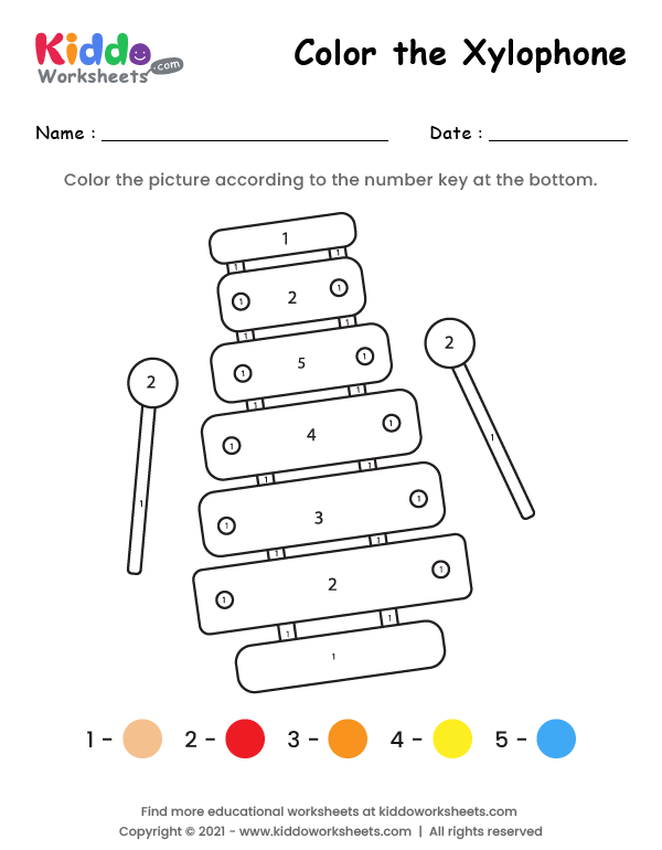 Color the Xylophone