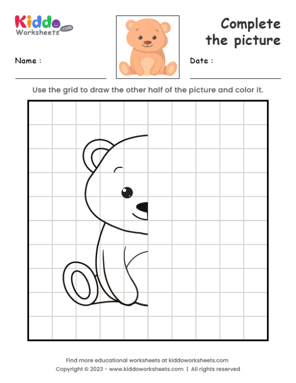 Complete the picture Bear