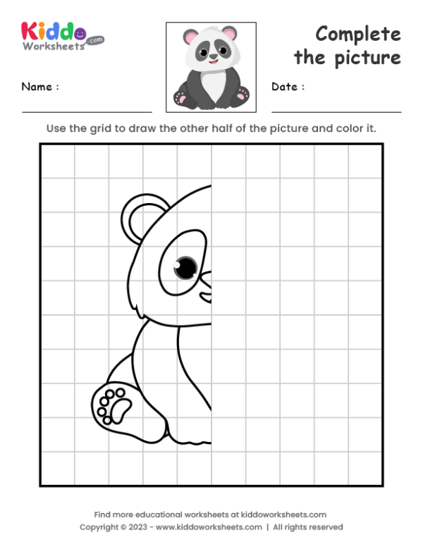 Complete the picture Panda