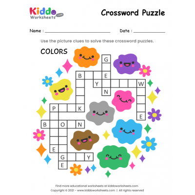 Crossword Puzzle Colors