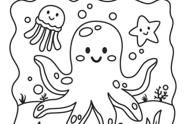 Fill the Color-Octopus Worksheet