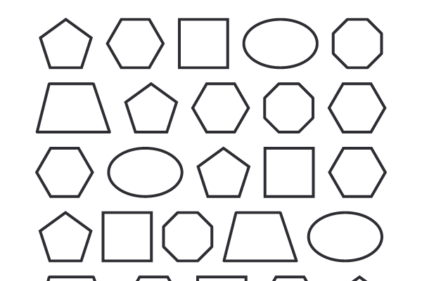 Find Hexagon Shape Worksheet