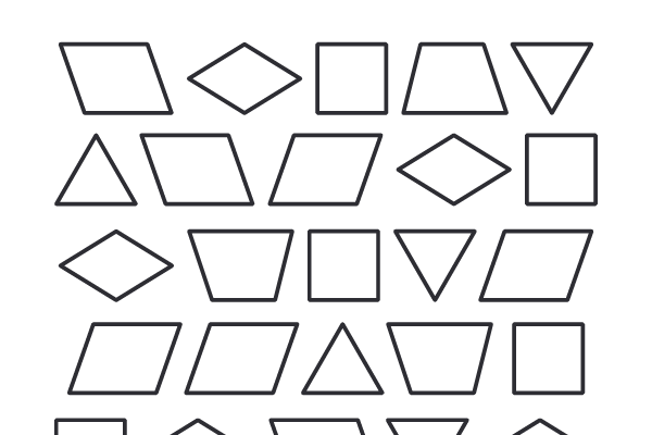 Find Parallelogram Shape Worksheet