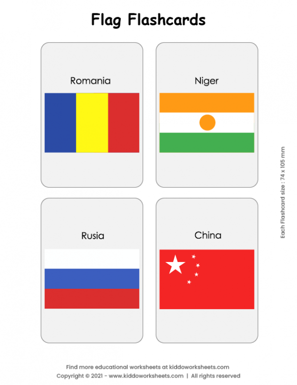 Country Flags Flashcards