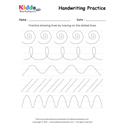 Handwriting Practice Tracing