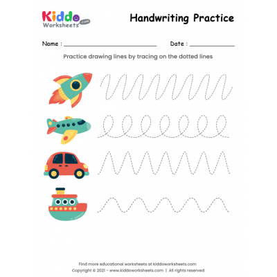 Handwriting Practice Tracing