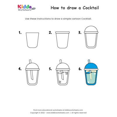 How to draw Cocktail