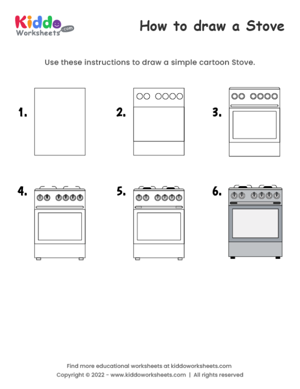 How to draw Stove