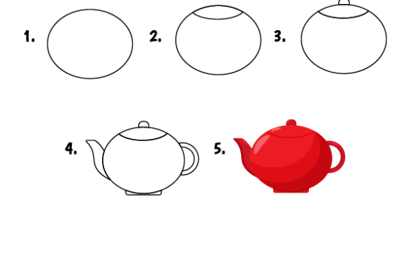 How to draw Teapot worksheet
