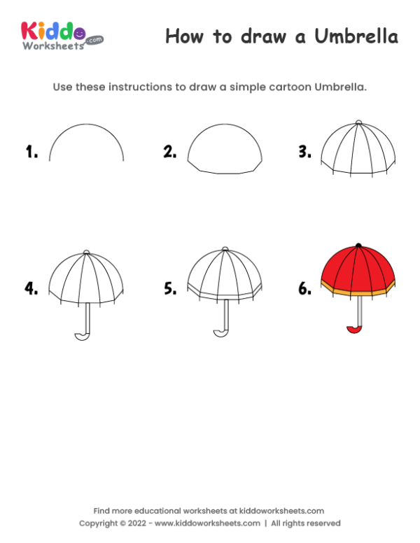 How to draw Umbrella