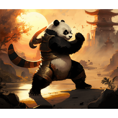 Kung Fu Panda Sliding Puzzle