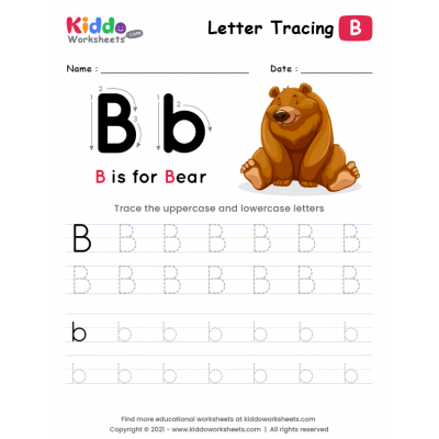 Tracing the Letter B